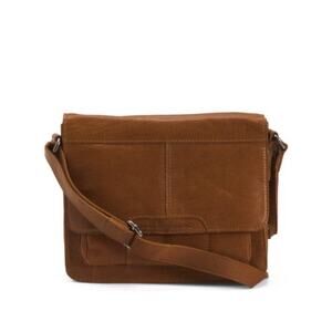 Spikes and Sparrow Brandy Leather Crossbody Bag- messenger- NWT / luggage strap